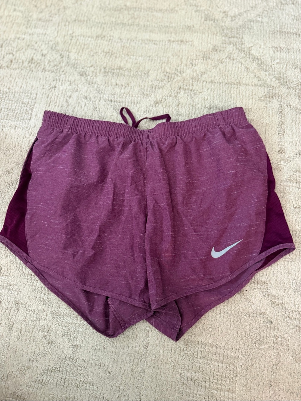 Nike Maroon/Purple Athletic Shorts